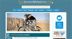 Desktop Screenshot of guiabecerrildelasierra.net