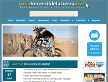 Tablet Screenshot of guiabecerrildelasierra.net
